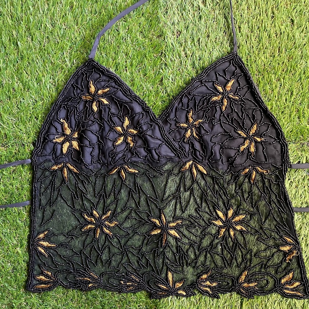 Black Y2K Top